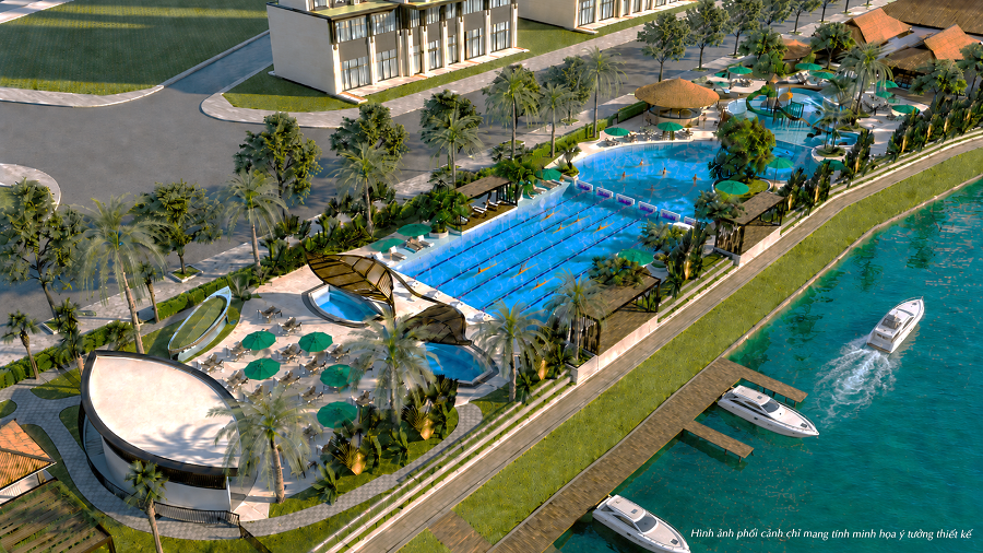 Five Star Eco City khởi công hồ bơi khoáng thiên nhiên hơn 1.020m2