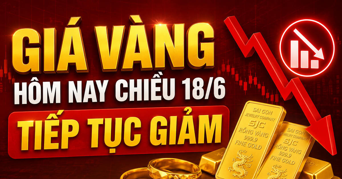 Chốt giá vàng hôm nay 18/6: Quay xe giảm cực mạnh lúc nửa đêm
