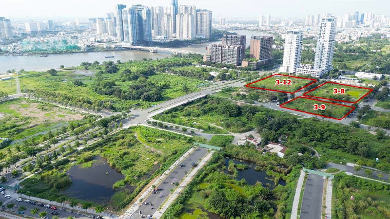 8 lô đất Thủ Thiêm sắp đấu giá trước 10/10
