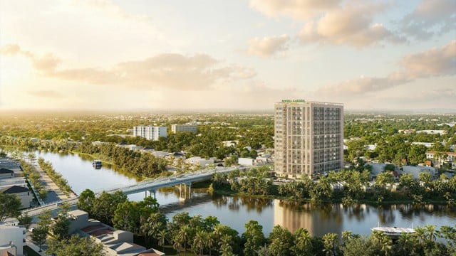 Phối cảnh minh hoạ dự án Rivera Garden Mỹ Tho
