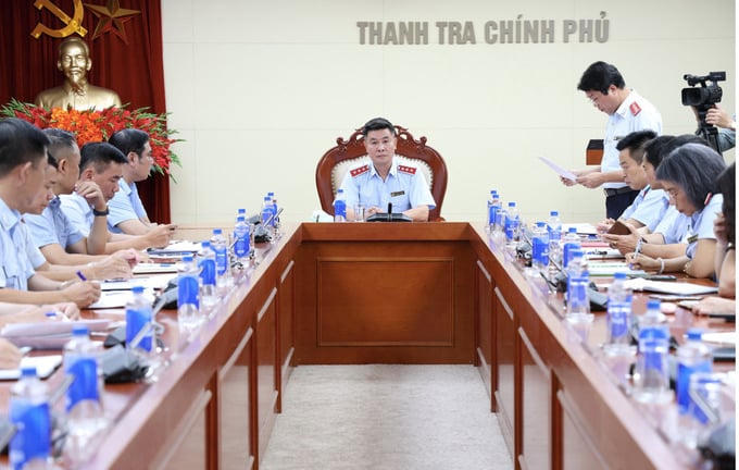 Thanh tra toàn diện quỹ nhà đất do Công ty Quản lý và Phát triển nhà Hà Nội quản lý. Ảnh: Thanh tra Chính phủ.