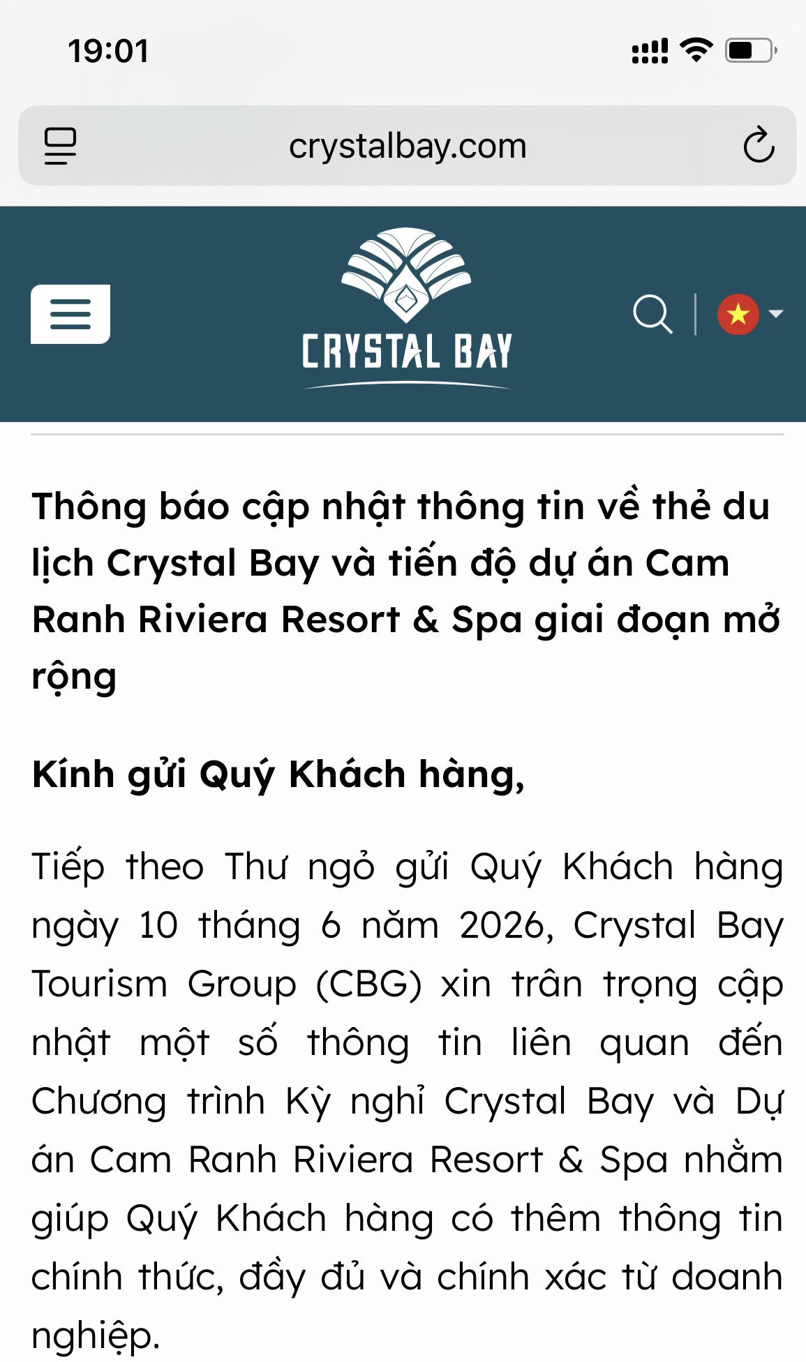 Sau khi 9 bị can thuộc Crystal Bay bị khởi tố liên quan bán “hợp đồng kỳ nghỉ”, Crystal Bay lên tiếng nói gì?