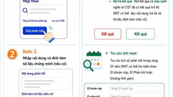 Hướng dẫn gửi và theo dõi phản hồi nghĩa vụ thuế trên eTax Mobile Hướng dẫn gửi và theo dõi phản hồi nghĩa vụ thuế trên eTax Mobile