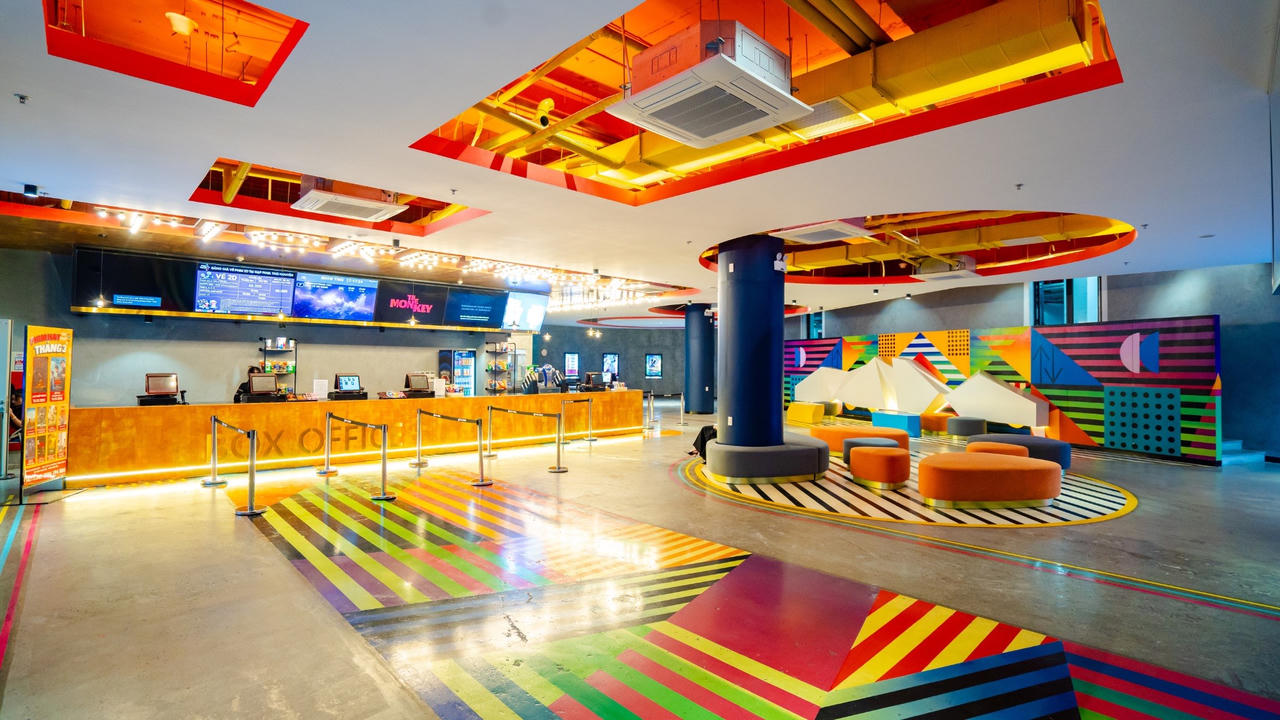 Rạp chiếu phim Pixel Cinema ngay tại khối đế tòa nhà Tecco Elite City