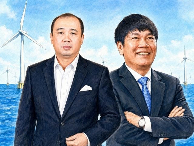 Đại gia BĐS "Khoa khàn" bắt tay tỷ phú Trần Đình Long lập doanh nghiệp điện gió 2.000 tỷ