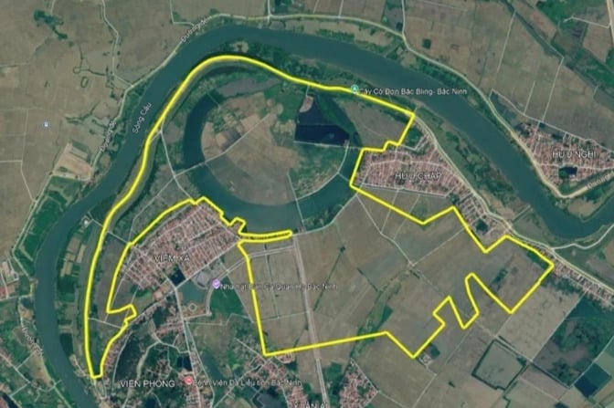 Vị trí thực hiện dự án (Ảnh: Vingroup).