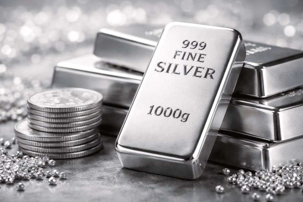 Chốt giá bạc hôm nay 24/6: Phú Quý, DOJI, Ancarat cùng giảm về vùng 64 triệu/kg