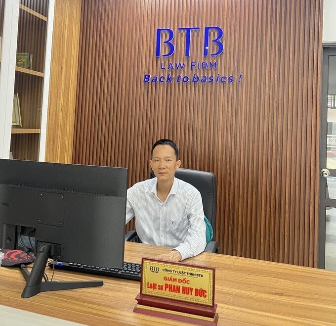 Luật sư Phan Huy Đức, Giám đốc Công ty Luật BTB.