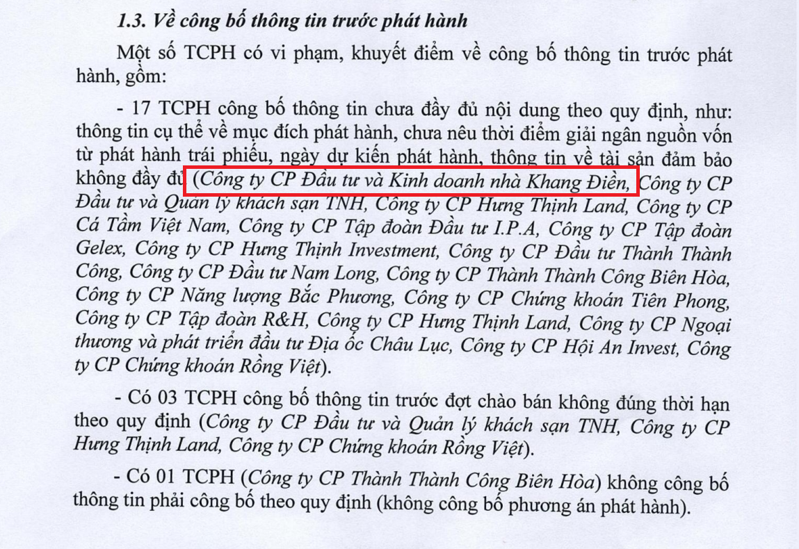 Nhà Khang Điền (KDH) và “căn bệnh” âm dòng tiền suốt nhiều năm, mất quyền kiểm soát tại dự án 57.700m2, lọt “danh sách đen” của Thanh tra Chính phủ