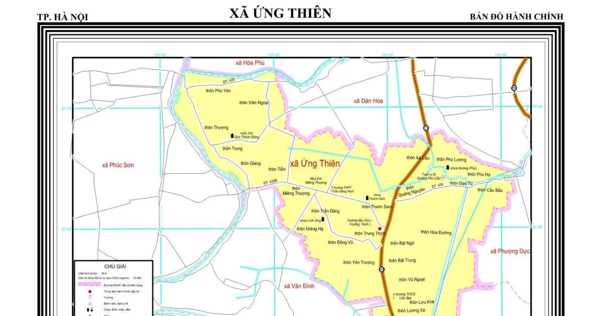 Đấu giá 17 lô đất xã Ứng Thiên ngày 9/7, giá từ 11,8 triệu/m2