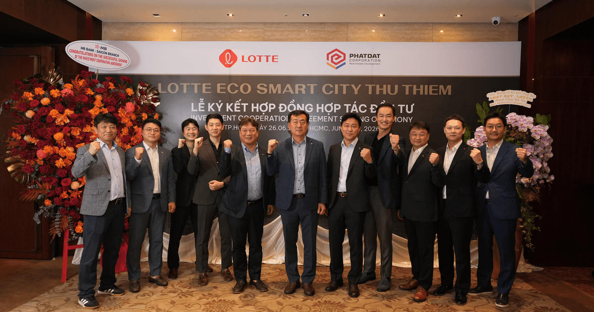 Lotte và Phát Đạt ký hợp tác dự án Lotte Eco Smart City Thủ Thiêm