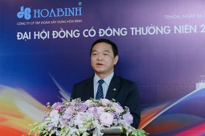 Ông Lê Viết Hải, Chủ tịch HĐQT Tập đoàn Xây dựng Hòa Bình.