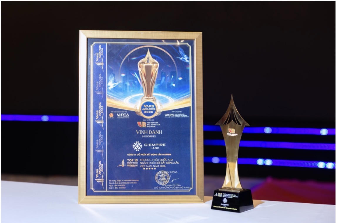 G.Empire Land thắng lớn tại giải thưởng Vars Awards 2026