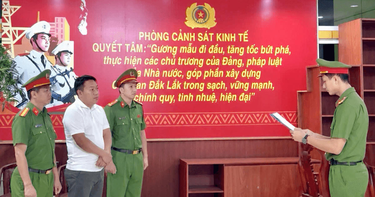 Bắt tạm giam giám đốc công ty bất động sản ở Đắk Lắk