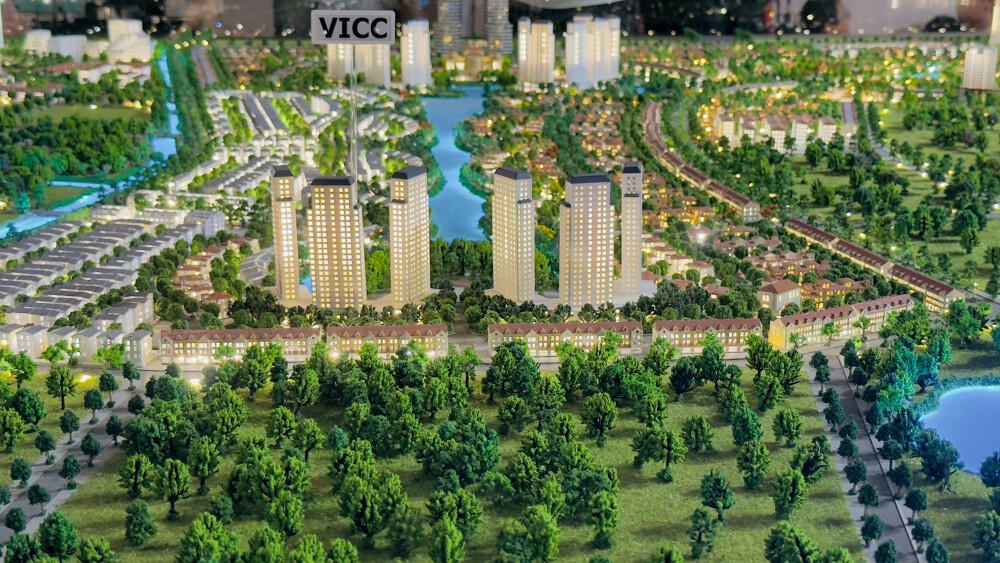 Nam An Khánh có tháp đôi Vista Landmark cao 40 tầng