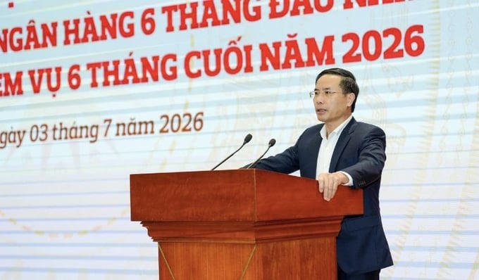 Thống đốc NHNN Phạm Đức Ấn phát biểu tại Hội nghị - Ảnh: VGP