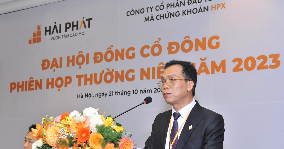 Chủ tịch Hải Phát Invest đăng ký mua thêm 10 triệu cổ phiếu HPX