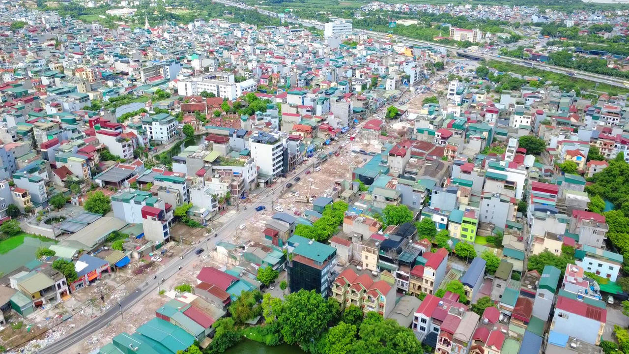 Tiến độ dự án mở rộng đường Lĩnh Nam