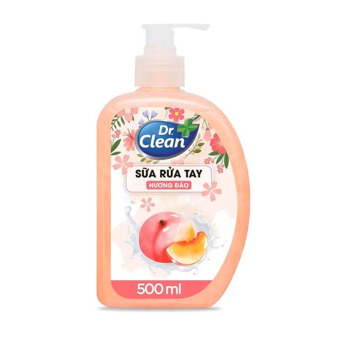 Sản phẩm sữa rửa tay hương đào Dr. Clean (ảnh minh họa)