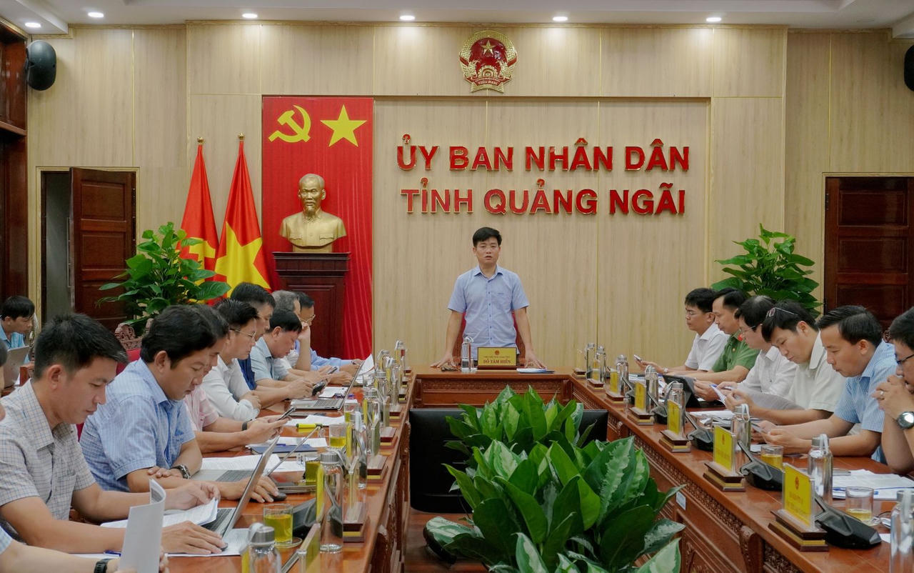 Hình ảnh cuộc họp (Nguồn: CTT Quảng Ngãi)