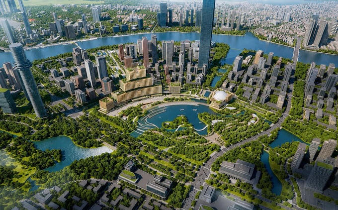 Phối cảnh dự án Lotte Eco Smart City Thu Thiem