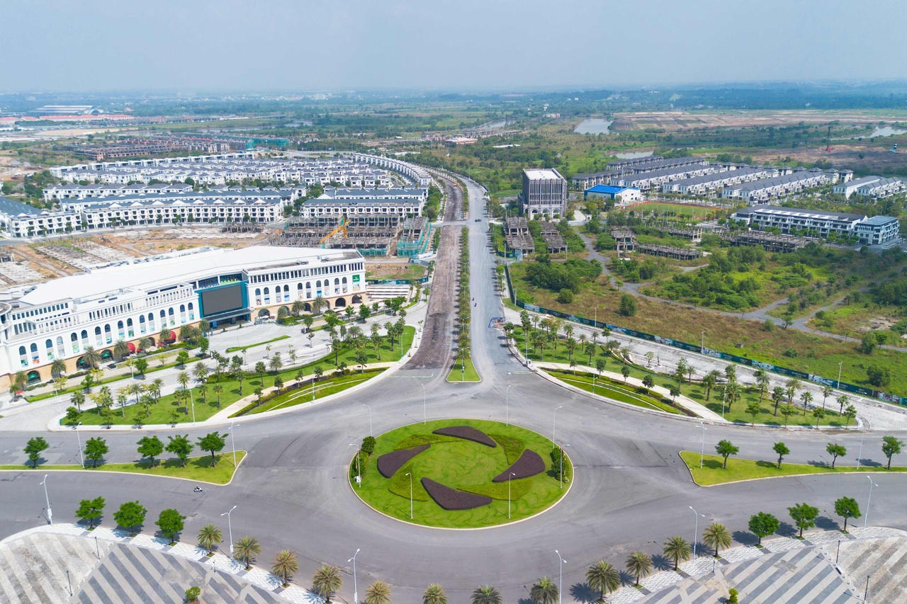 Một góc dự án Aqua City đã hoàn thành