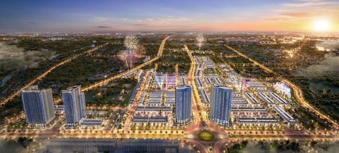 Phối cảnh dự án Hoàng Huy New City - II. Nguồn: CRV