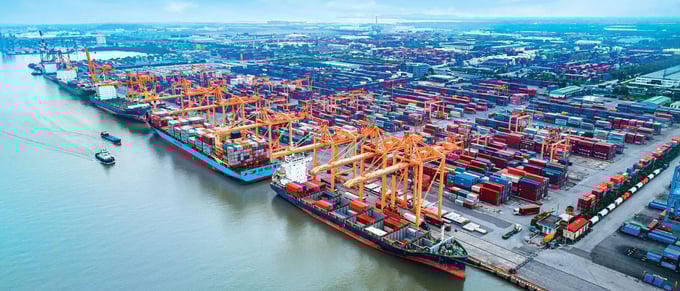 Một góc Cảng Hải Phòng. Nguồn: Haiphongport.