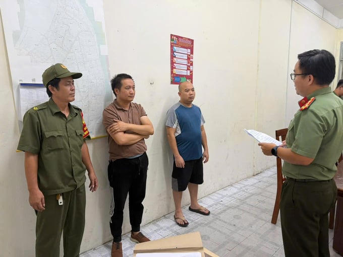 Khởi tố vụ án, khởi tố bị can đối với 2 đối tượng (ảnh CA)