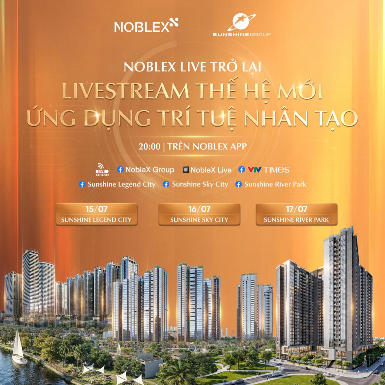 Tiên phong ứng dụng AI vào livestream BĐS: Sunshine Group thổi bùng sức nóng với chuỗi phiên live thế hệ mới