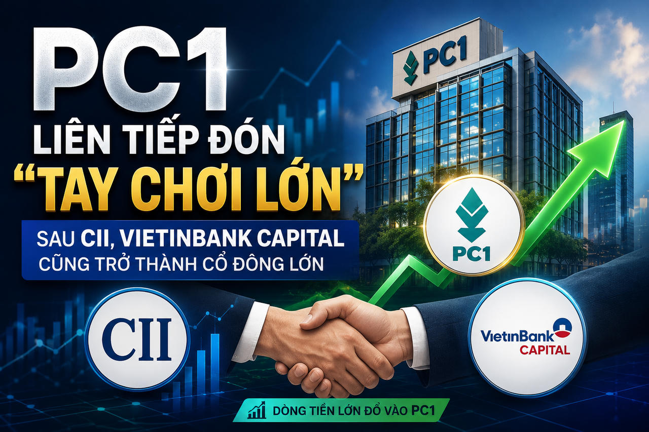 “Miếng bánh” PC1 vẫn chưa hết “hot”: Đón thêm 1 cổ đông lớn sau CII, có liên quan đến 1 ngân hàng “big4”