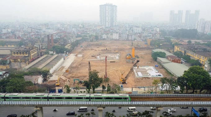 Dự án Vinhomes Cao Xà Lá đang trong giai đoạn xây dựng.