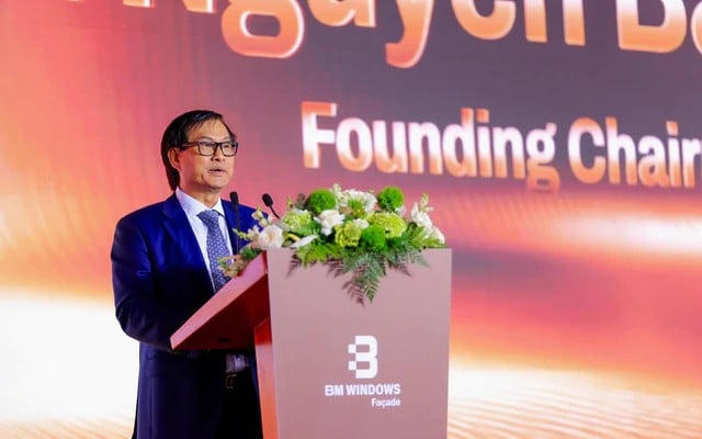 Ông Nguyễn Bá Dương tại lễ khánh thành nhà máy BM Windows Châu Đức