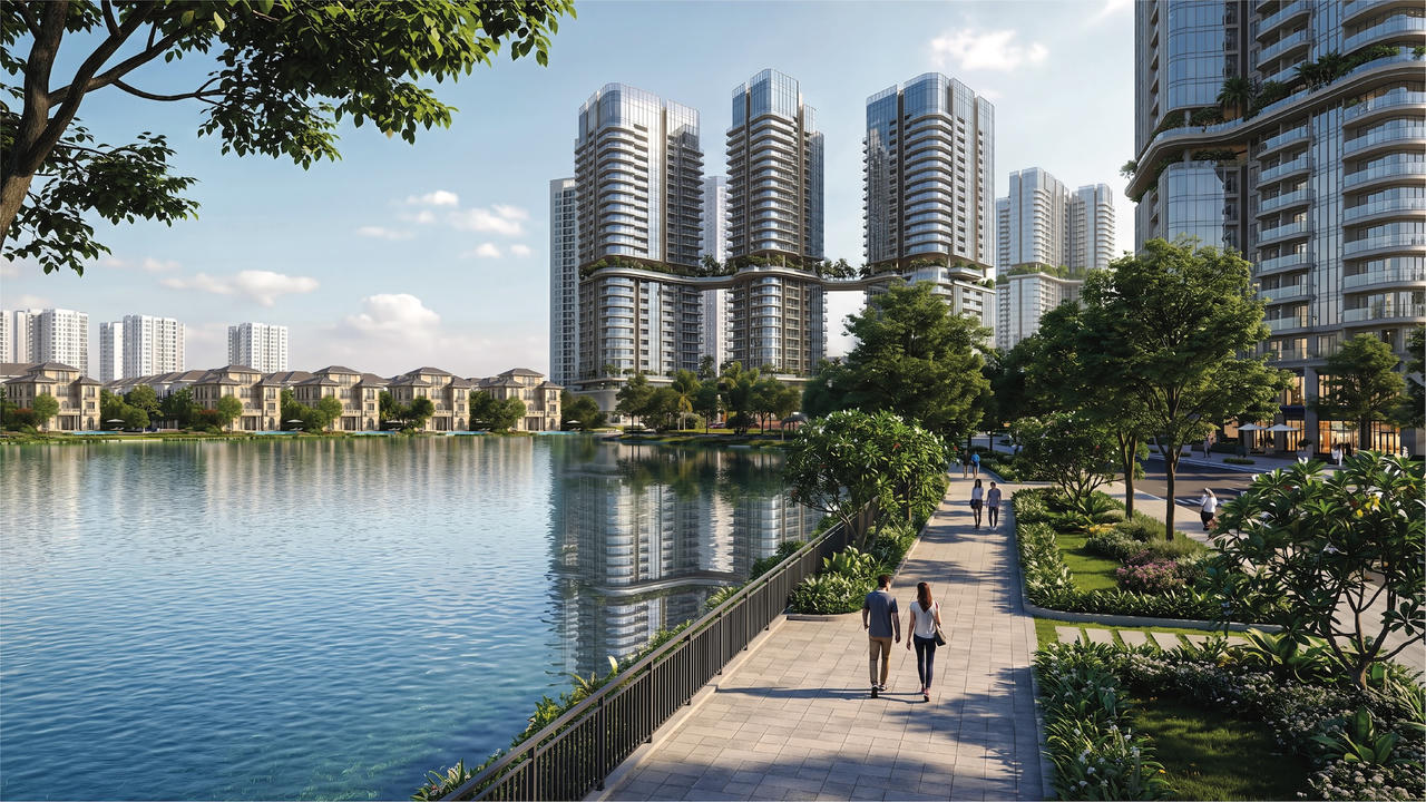 Đây sẽ là KĐT&nbsp; đa mục tiêu tiên phong của Thủ đô với ba trụ cột chính về Sinh thái, Công nghệ và văn hoá