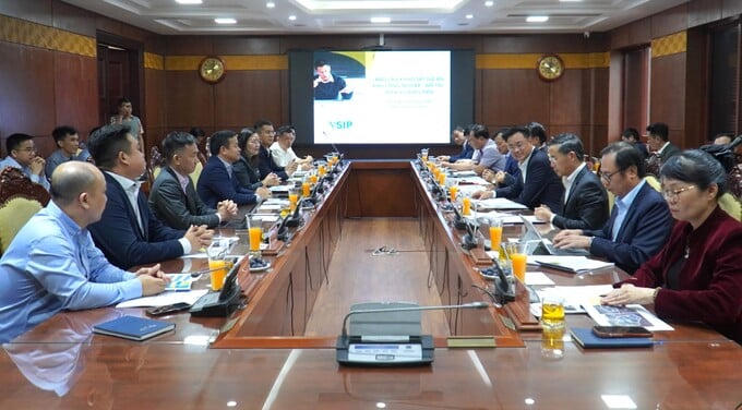 Thường trực Thành ủy Đà Nẵng làm việc với Tập đoàn VSIP về nghiên cứu đầu tư khu công nghiệp hồi tháng 1/2026. (ảnh cổng thông tin Đà Nẵng)