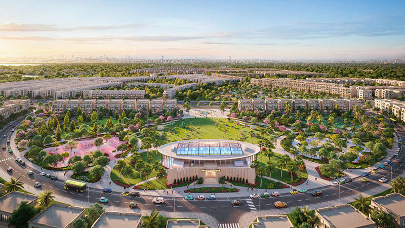 Vinhomes Golden City được quy hoạch đồng bộ, kiến trúc hiện đại hòa quyện giữa không gian xanh sinh thái