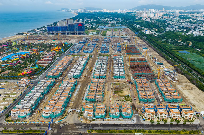 Các sản phẩm thấp tầng tại Blanca City ghi nhận tiến độ triển khai ấn tượng. Ảnh: Nguyễn Đạt