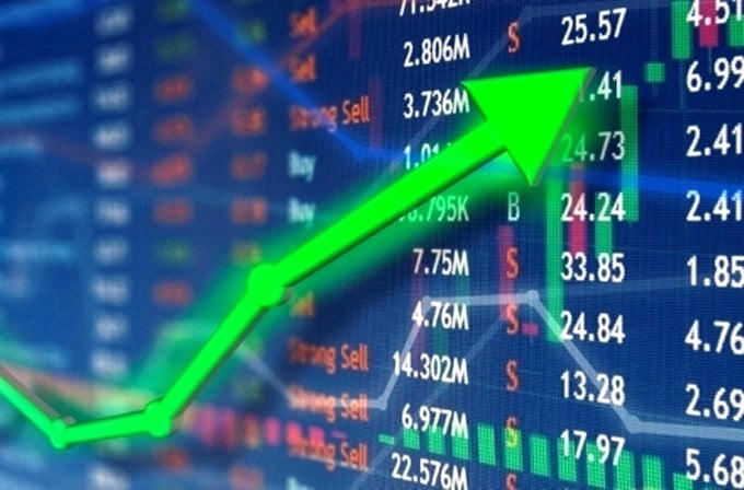 VN-Index tăng điểm. (Ảnh minh họa)
