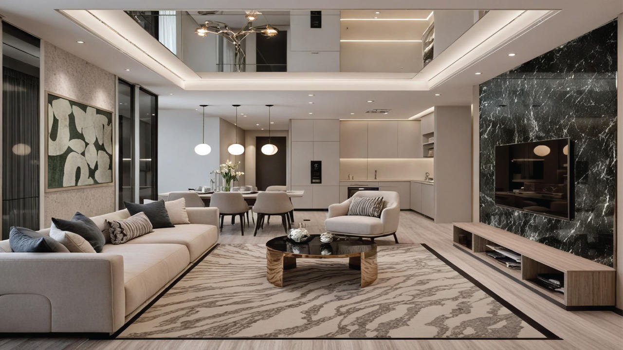 Căn hộ được bàn giao theo tiêu chuẩn 5 sao cùng với hệ nội thất đến từ các thương hiệu hàng đầu châu Âu.