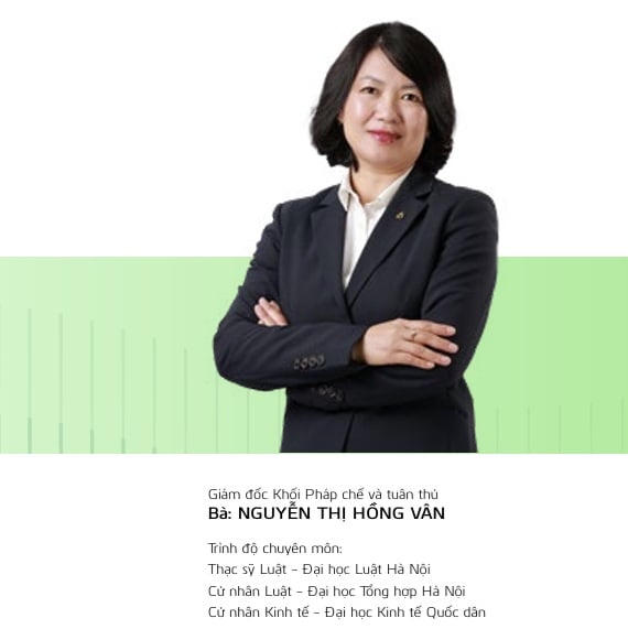 Bà Nguyễn Thị Hồng Vân được giới thiệu trong Báo cáo thường niên 2025 của Vietcombank.