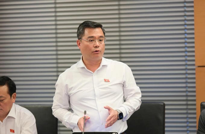 Đại biểu Nguyễn Thanh Tùng - Chủ tịch Vietcombank. (Đoàn ĐBQH Tp.HCM). (Ảnh: QH)
