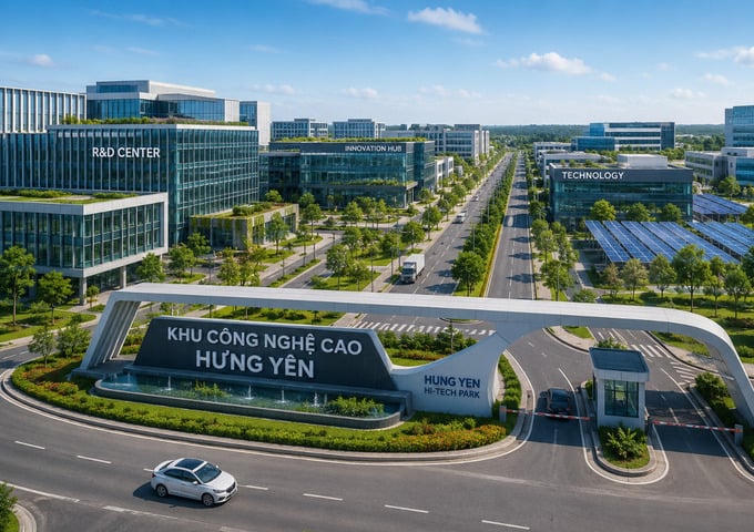 Chính thức thành lập Khu Công nghệ cao tỉnh Hưng Yên.