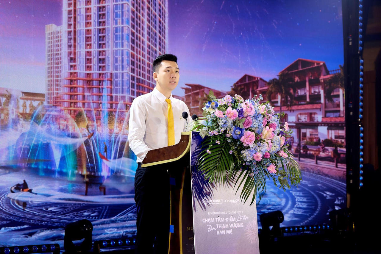 Ông Nguyễn Cao Cường - Tổng Giám đốc Sun Property phát biểu tại sự kiện.