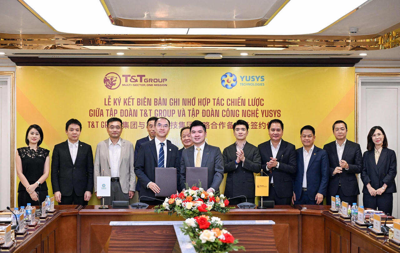 Đại diện T&T Group và Yusys Technologies ký kết Biên bản ghi nhớ hợp tác chiến lược.
