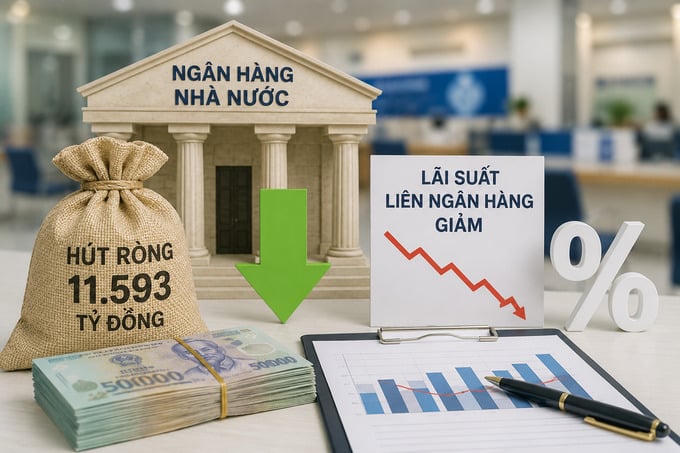 NHNN hút ròng gần 11.600 tỷ đồng, loạt ngân hàng bắt đầu giảm lãi suất.