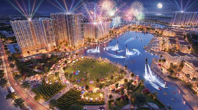 Du khách dễ dàng trải nghiệm không khí lễ hội tại chợ đêm VUI-Fest và phố ẩm thực 24/7 sôi động.