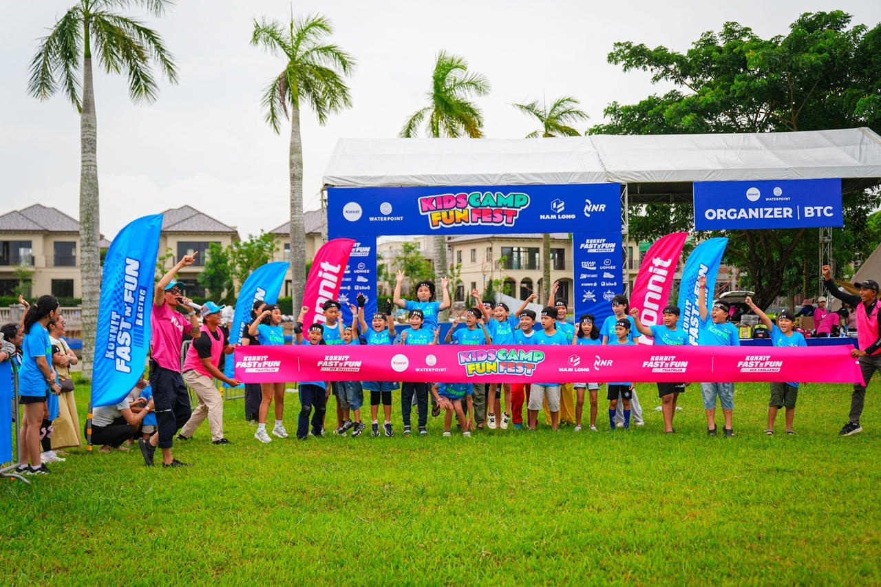 Sự kiện Kids Camp Fun Fest vừa diễn ra tại Waterpoint đã mang đến những trải nghiệm hè thú vị cho hàng nghìn gia đình trẻ.
