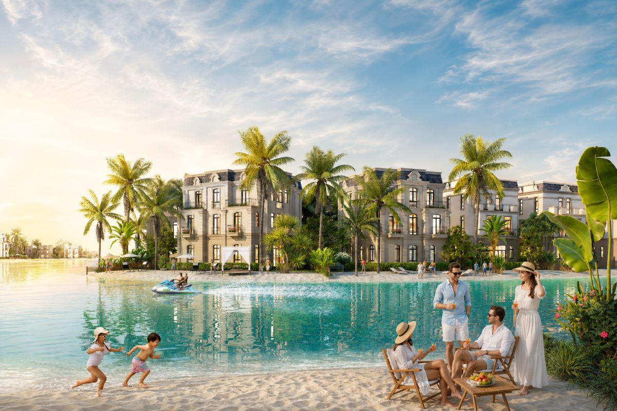 Biển hồ Paradise Lagoon 800 ha và cảnh quan ba tầng sinh thái mang đến không gian tái tạo năng lượng mỗi ngày tại Vịnh Tiên