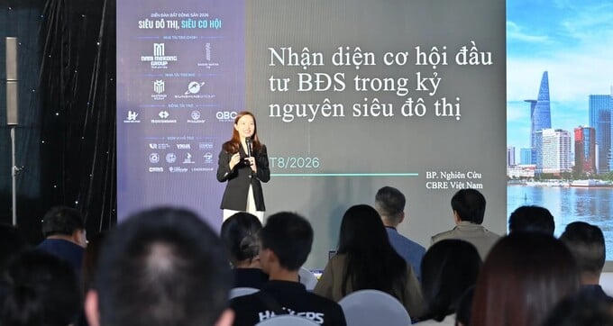 Bà Dương Thùy Dung, Giám đốc điều hành CBRE Việt Nam. Ảnh: BTC