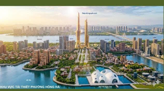 Hà Nội đề xuất Tháp Kỷ nguyên 109 tầng bên sông Hồng.